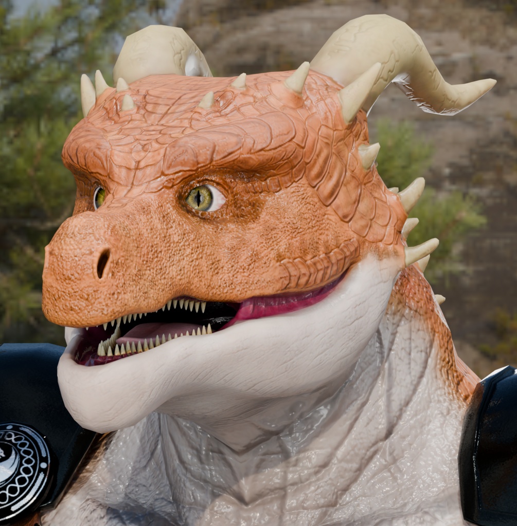 anthrodragon_orange 竜人さん オレンジ