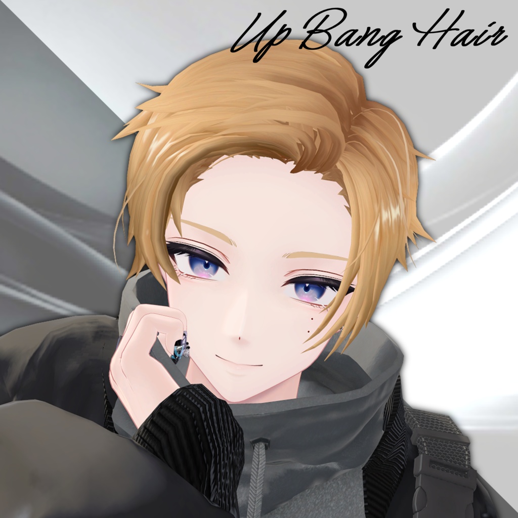 【3アバター対応】UpBangHair【VRChat】