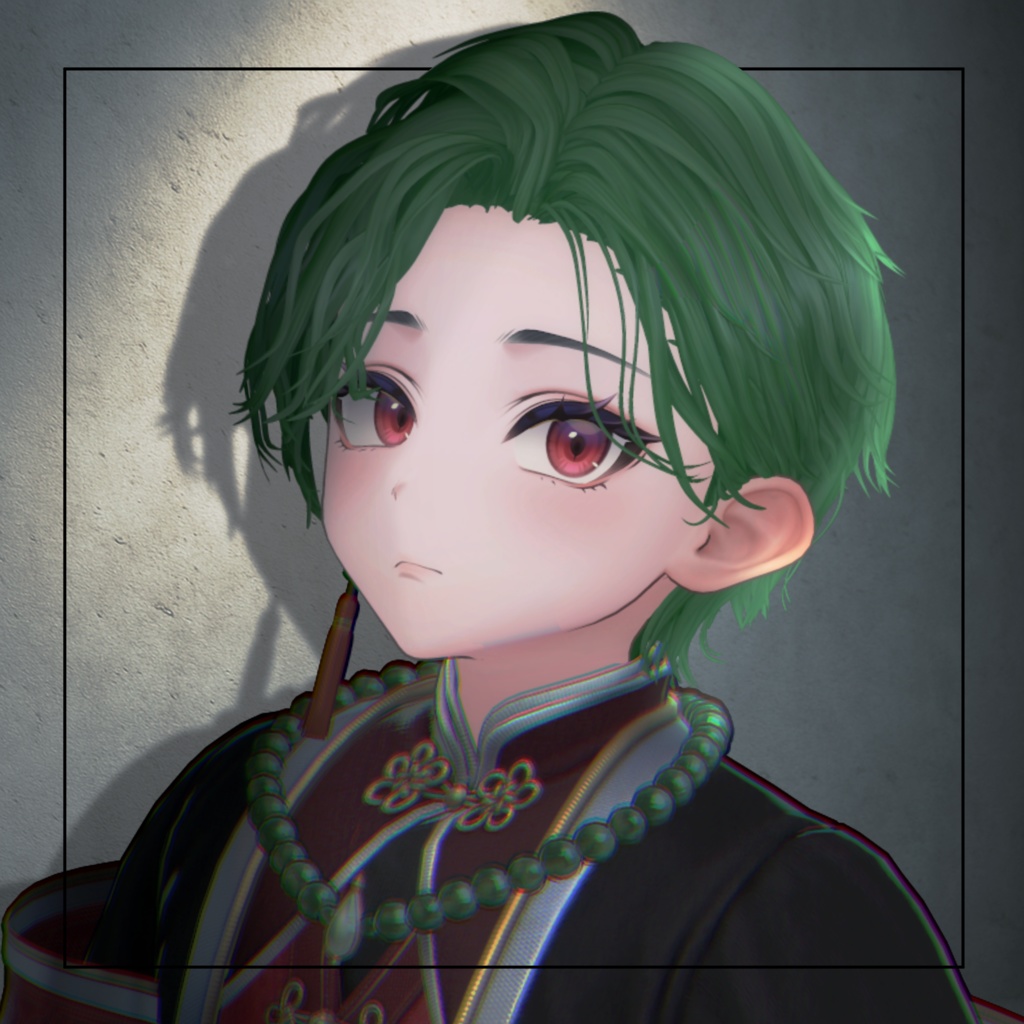 【6アバター対応】WavyUpBangHair【VRChat】