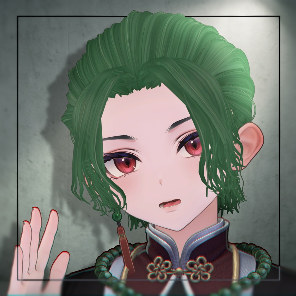 【4アバター対応】WavyHalfUpHair【VRChat】