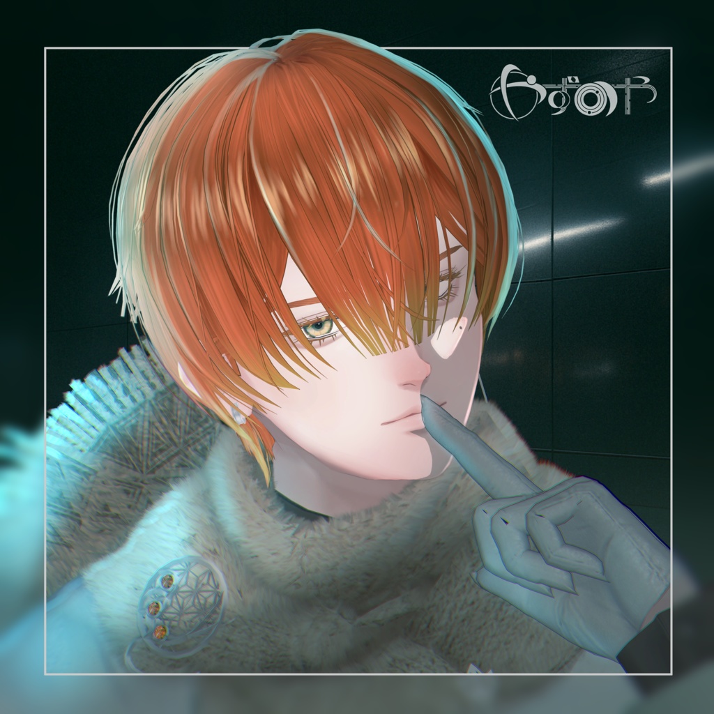 【6アバター対応】Blackout Edge Hair【VRChat】