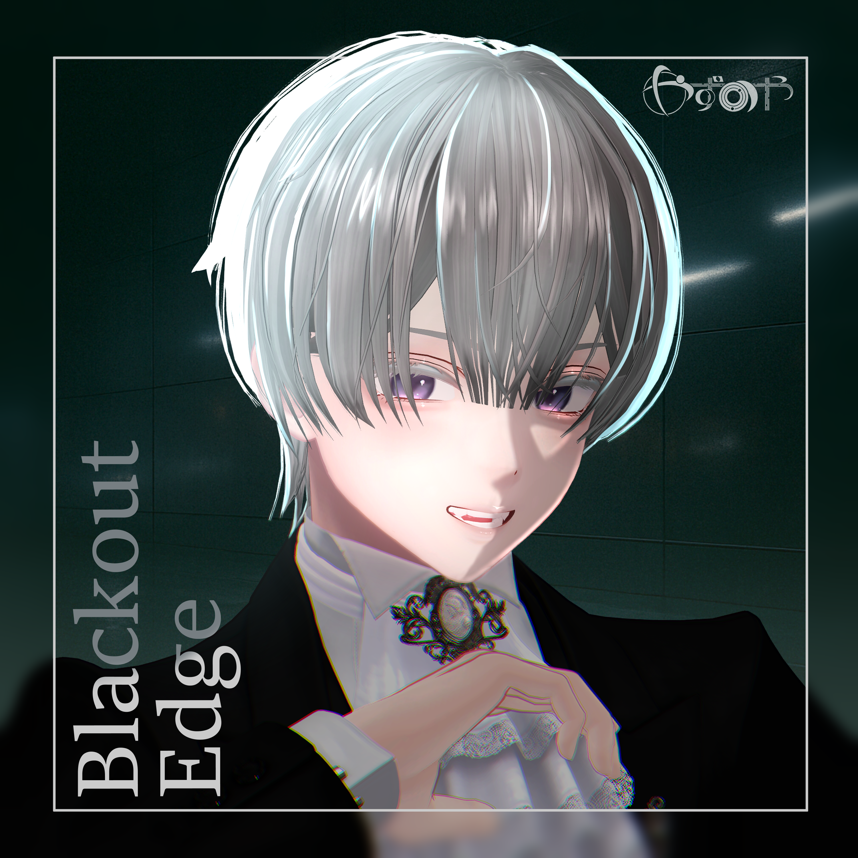 【6アバター対応】Blackout Edge Hair【VRChat】