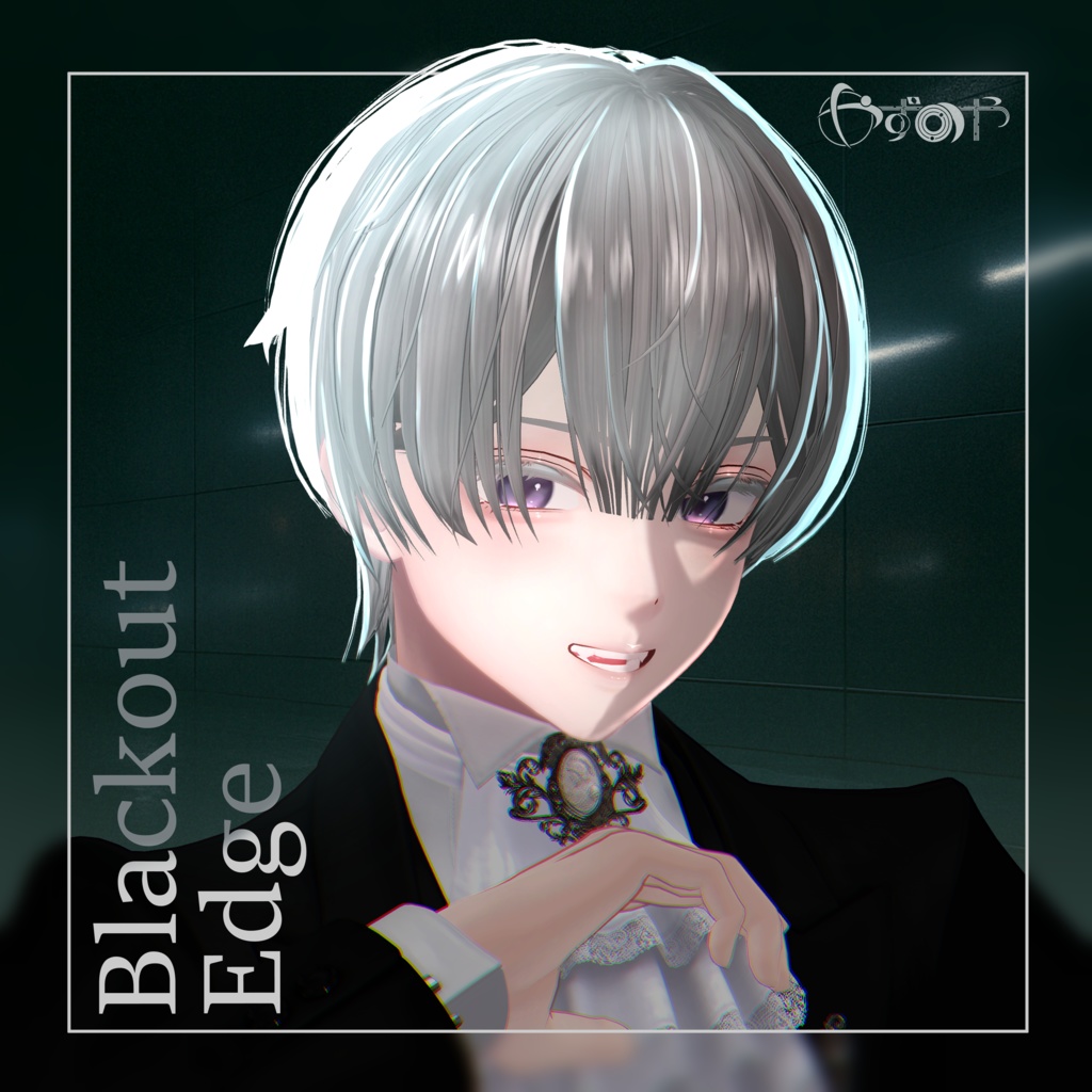 【4アバター対応】Blackout Edge Hair【VRChat】