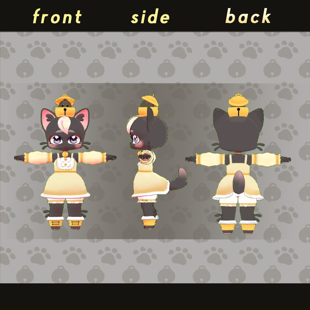 オリジナル3Dモデル -きらら-