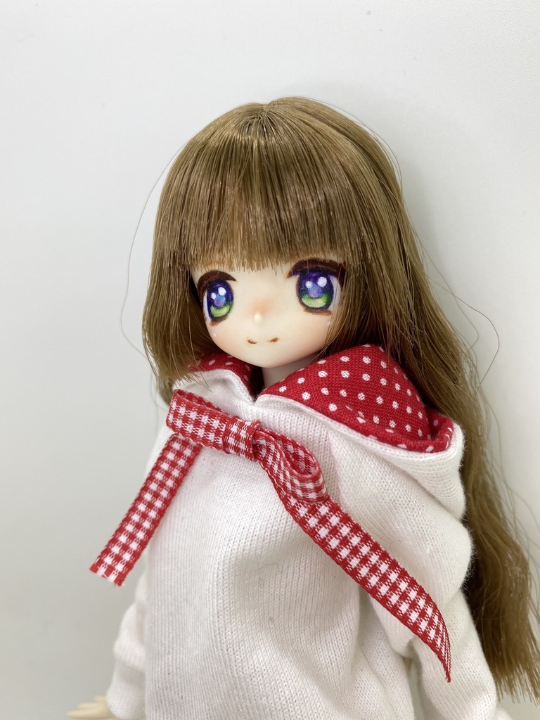 【ドールヘッド】茶髪ふわふわちゃん