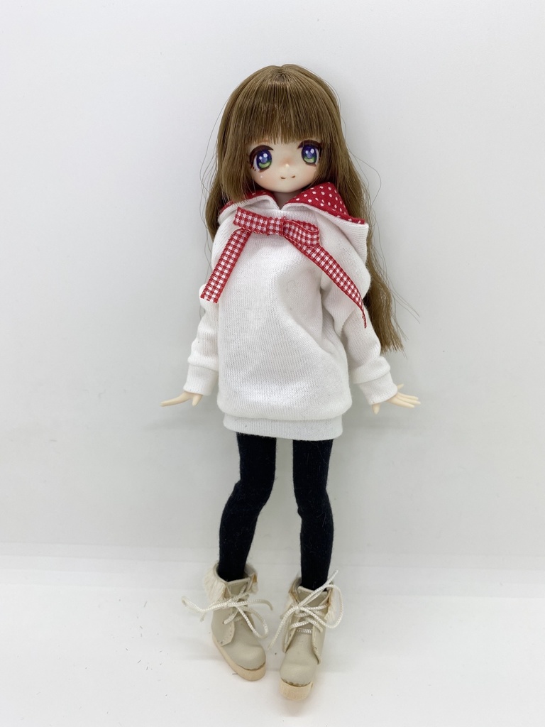 【ドールヘッド】茶髪ふわふわちゃん