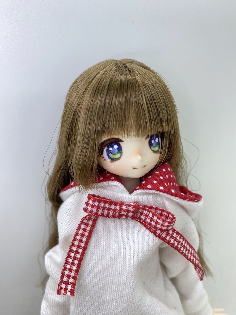 【ドールヘッド】茶髪ふわふわちゃん