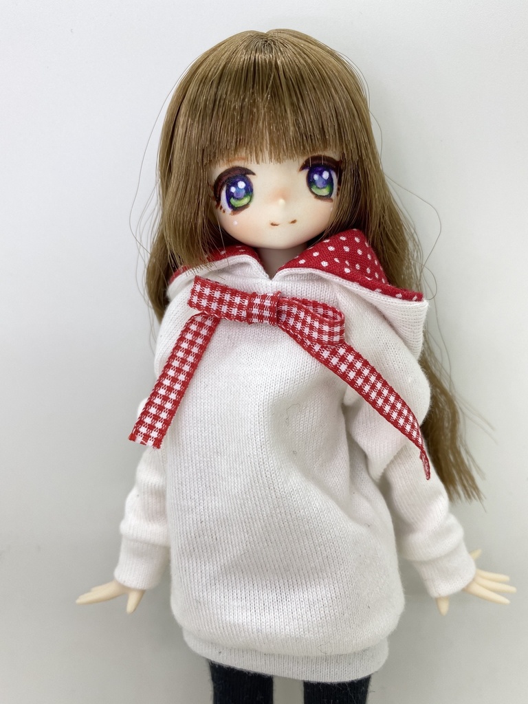 【ドールヘッド】茶髪ふわふわちゃん