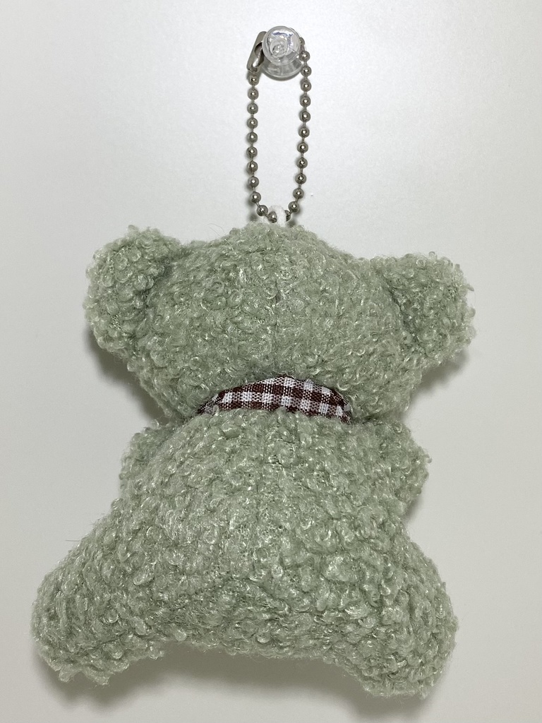 ぬいぐるみチャーム キラキラアイのくま