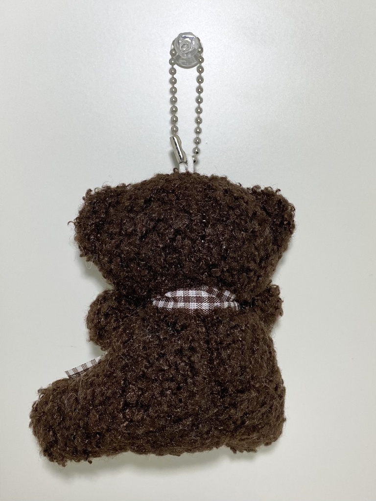 ぬいぐるみチャーム キラキラアイのくま