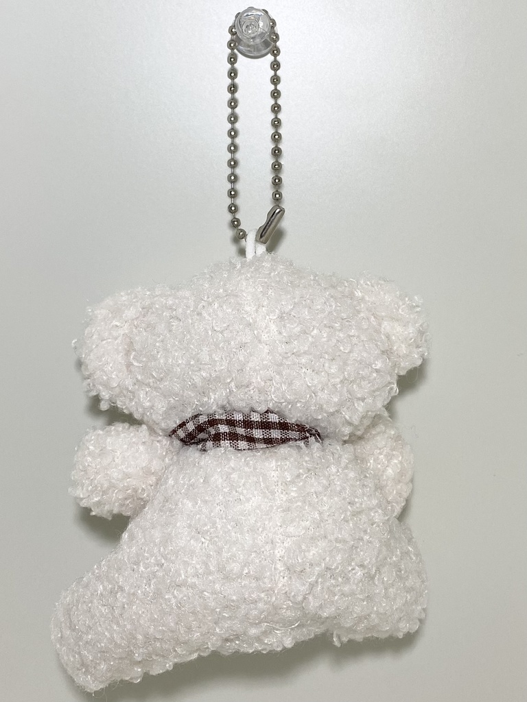 ぬいぐるみチャーム キラキラアイのくま