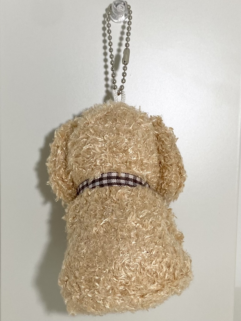 ぬいぐるみチャーム プードル