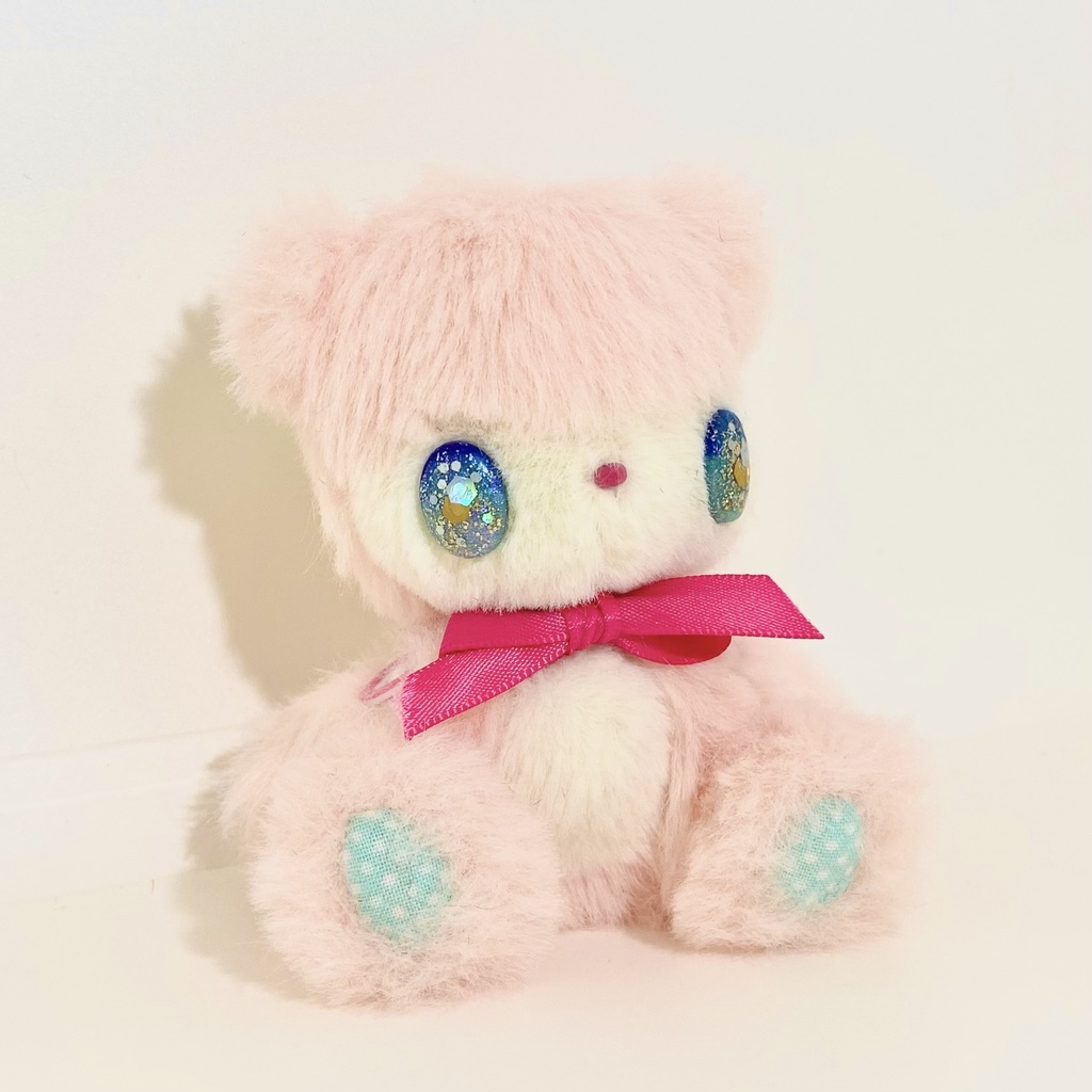【キラぬい】チャーム サーモンピンクちゃん