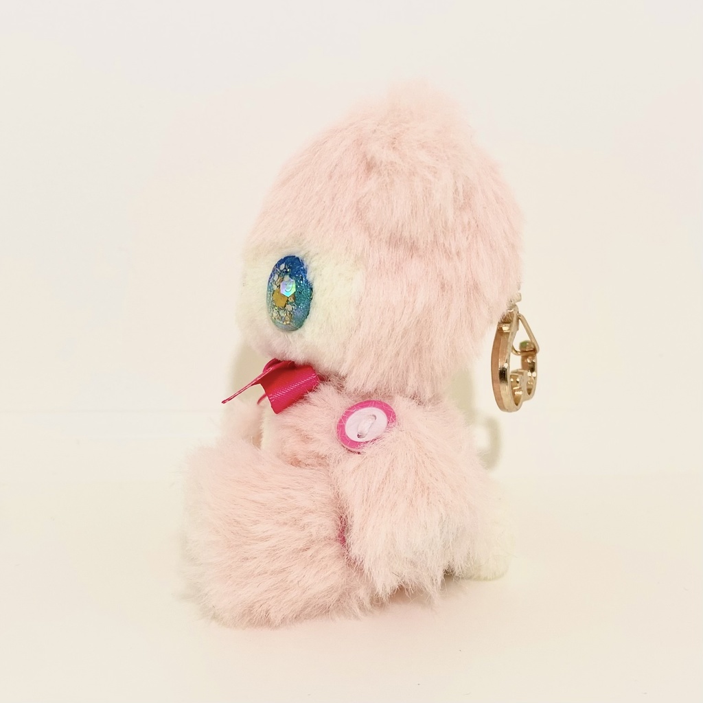 【キラぬい】チャーム サーモンピンクちゃん