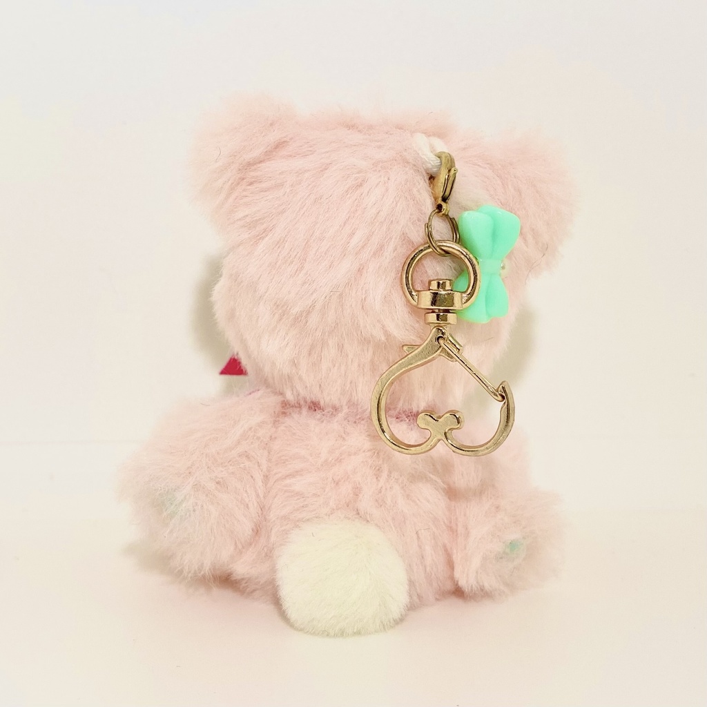 【キラぬい】チャーム サーモンピンクちゃん