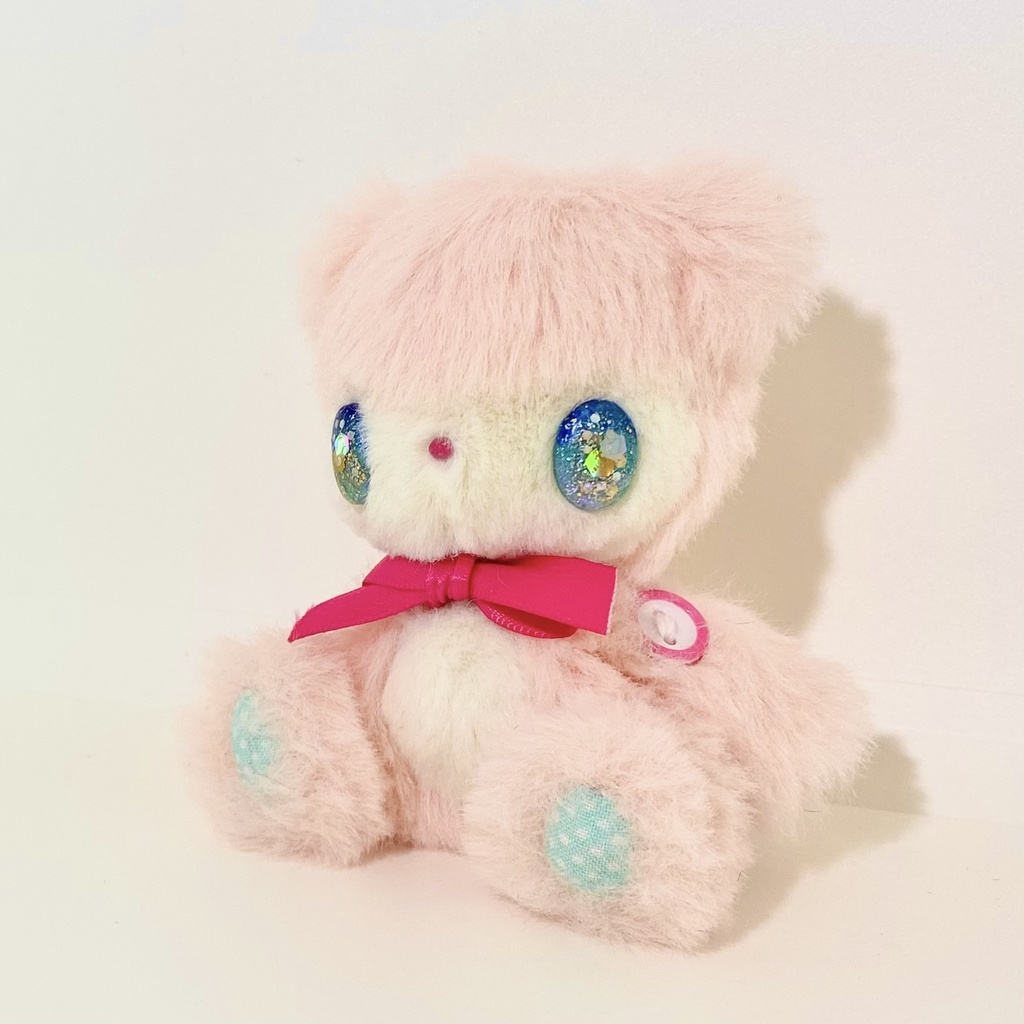 【キラぬい】チャーム サーモンピンクちゃん