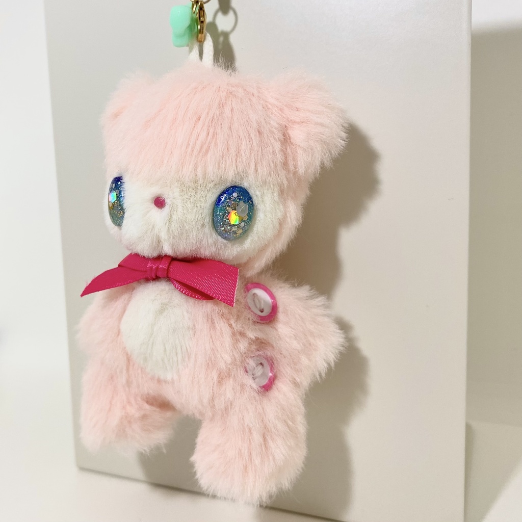 【キラぬい】チャーム サーモンピンクちゃん