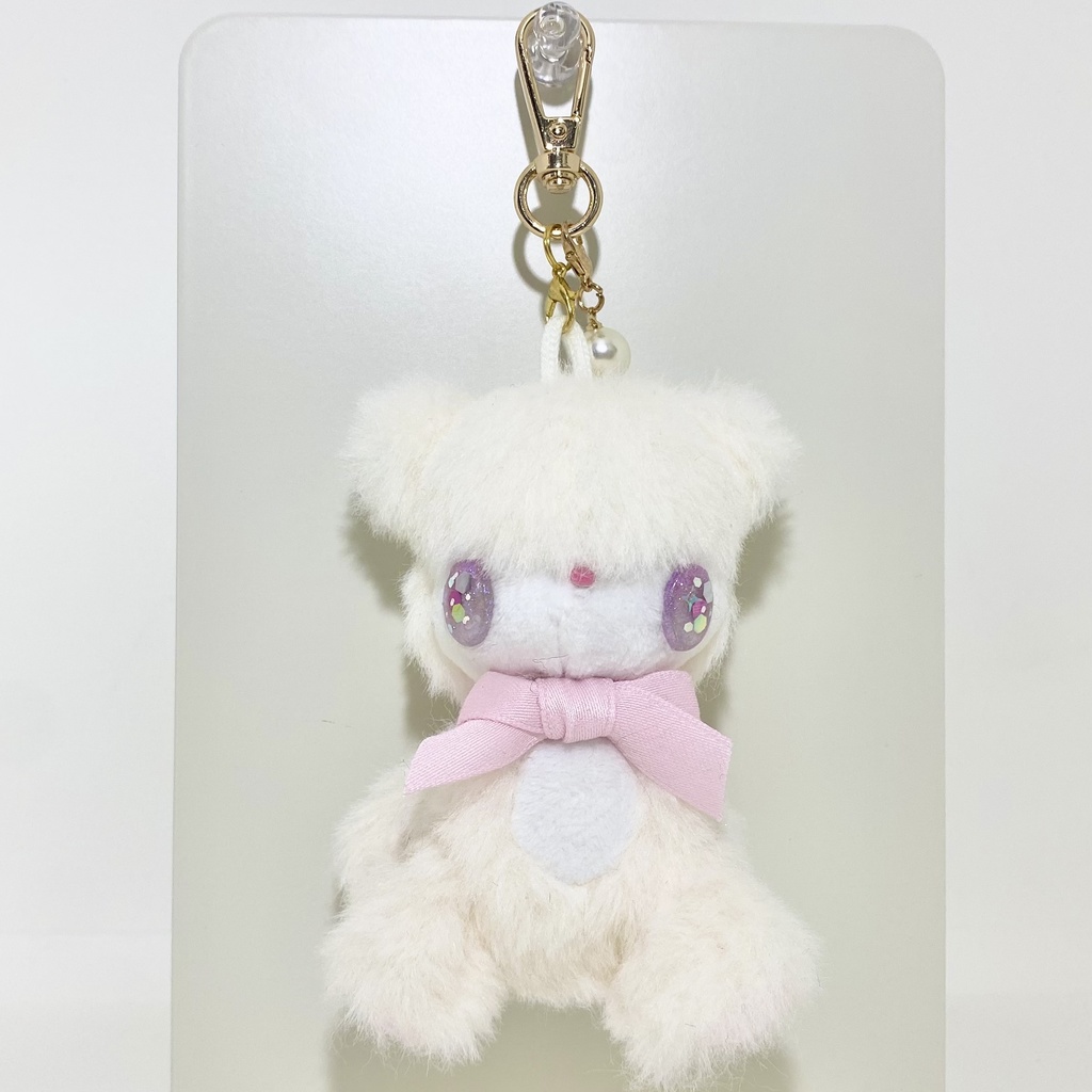 【キラぬい】チャーム ホワイトちゃん