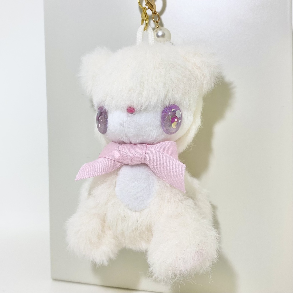 【キラぬい】チャーム ホワイトちゃん