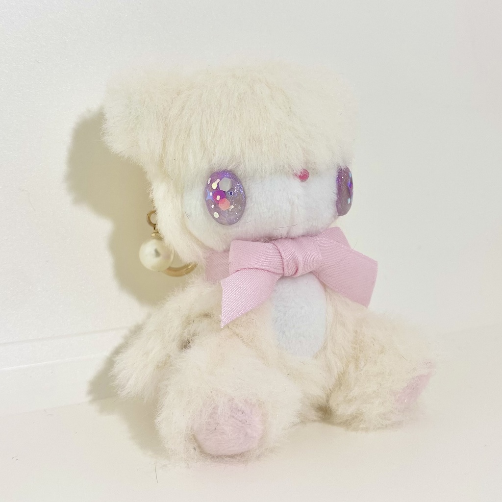 【キラぬい】チャーム ホワイトちゃん