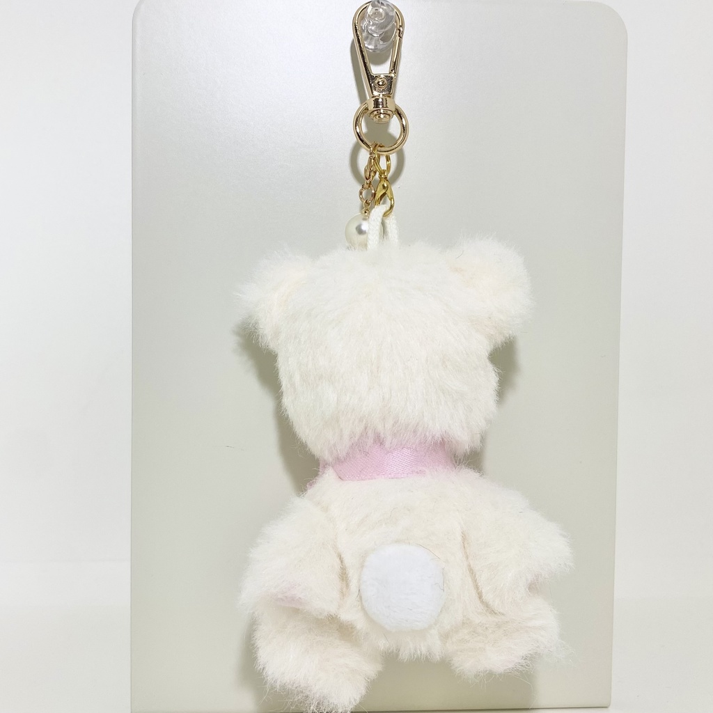 【キラぬい】チャーム ホワイトちゃん