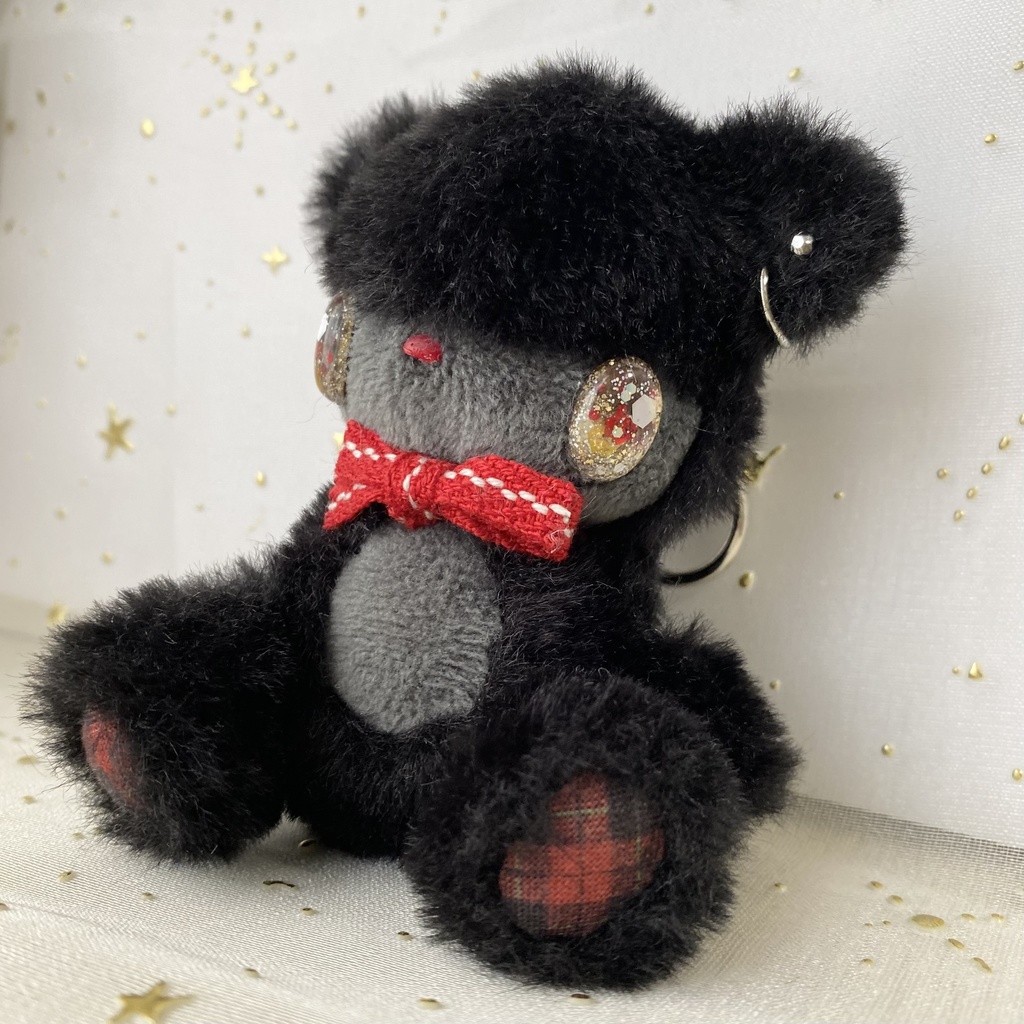 【キラぬい】チャーム ブラックくん