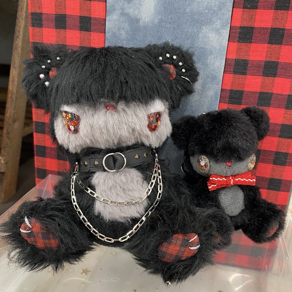 【キラぬい】チャーム ブラックくん