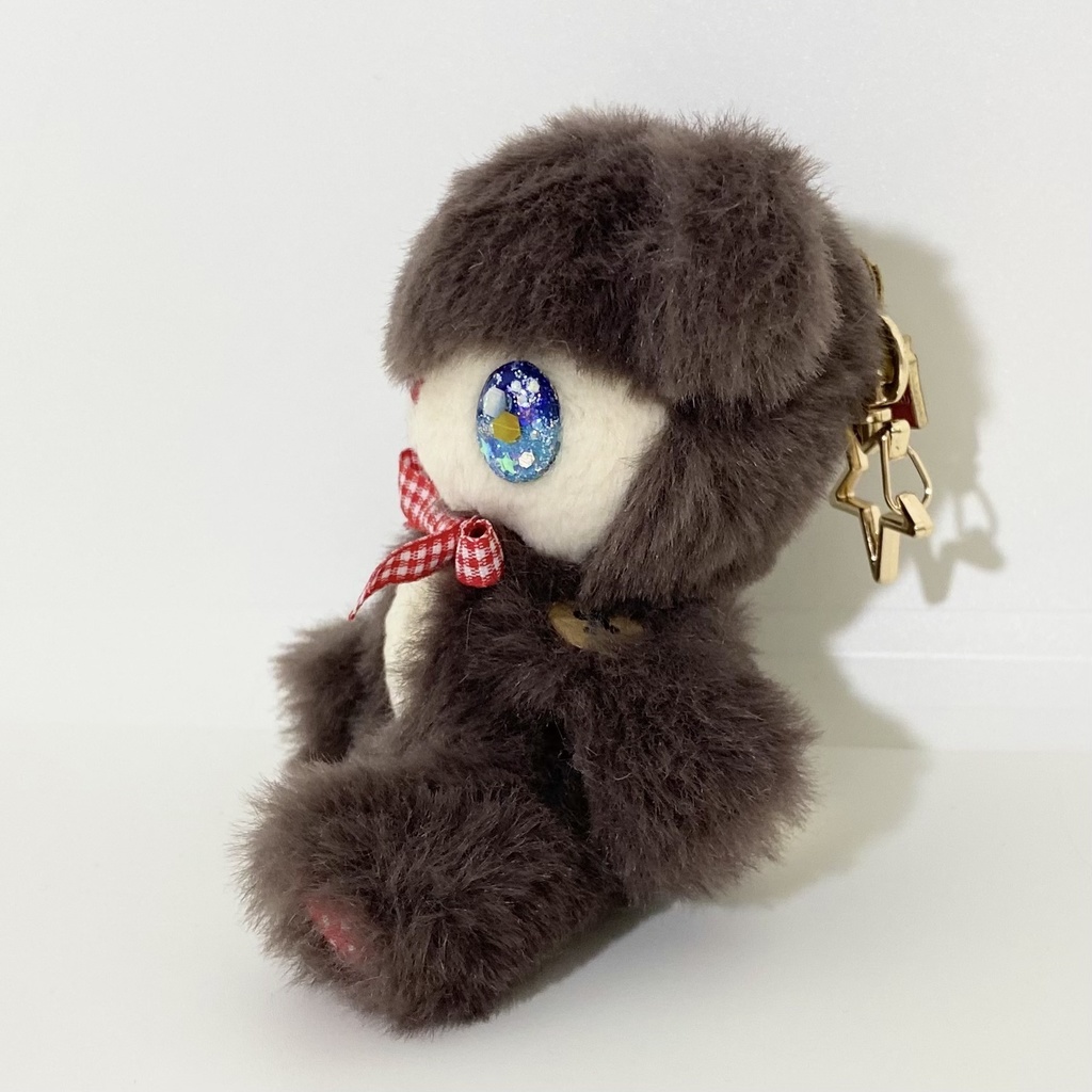 【キラぬい】チャーム ブラウンくん