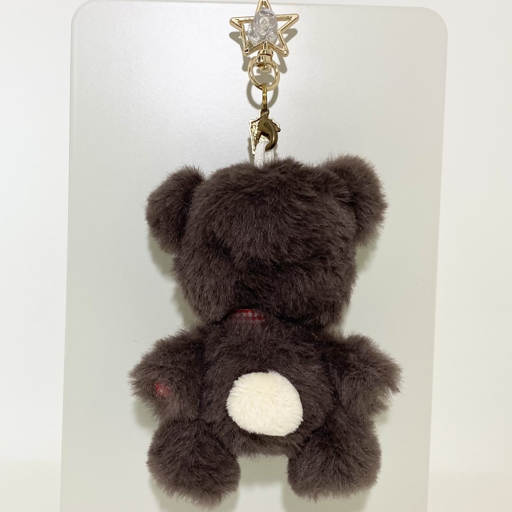 【キラぬい】チャーム ブラウンくん