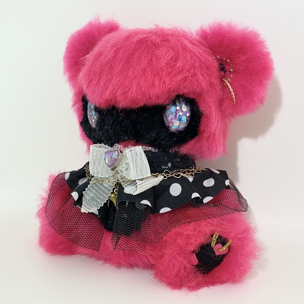 【キラぬい】ピンク×ブラックちゃん