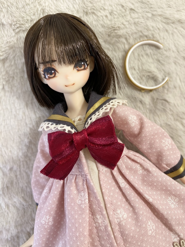 ワンオフドール】ボブヘア×セーラーワンピちゃん - フルフラ