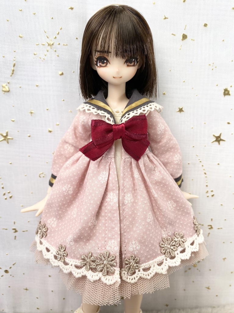 【ワンオフドール】ボブヘア×セーラーワンピちゃん