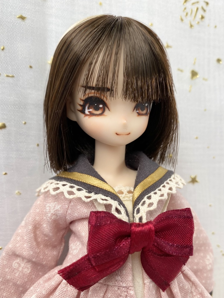 【ワンオフドール】ボブヘア×セーラーワンピちゃん