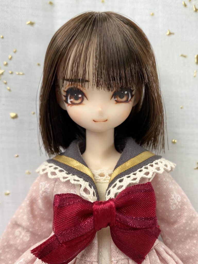 【ワンオフドール】ボブヘア×セーラーワンピちゃん