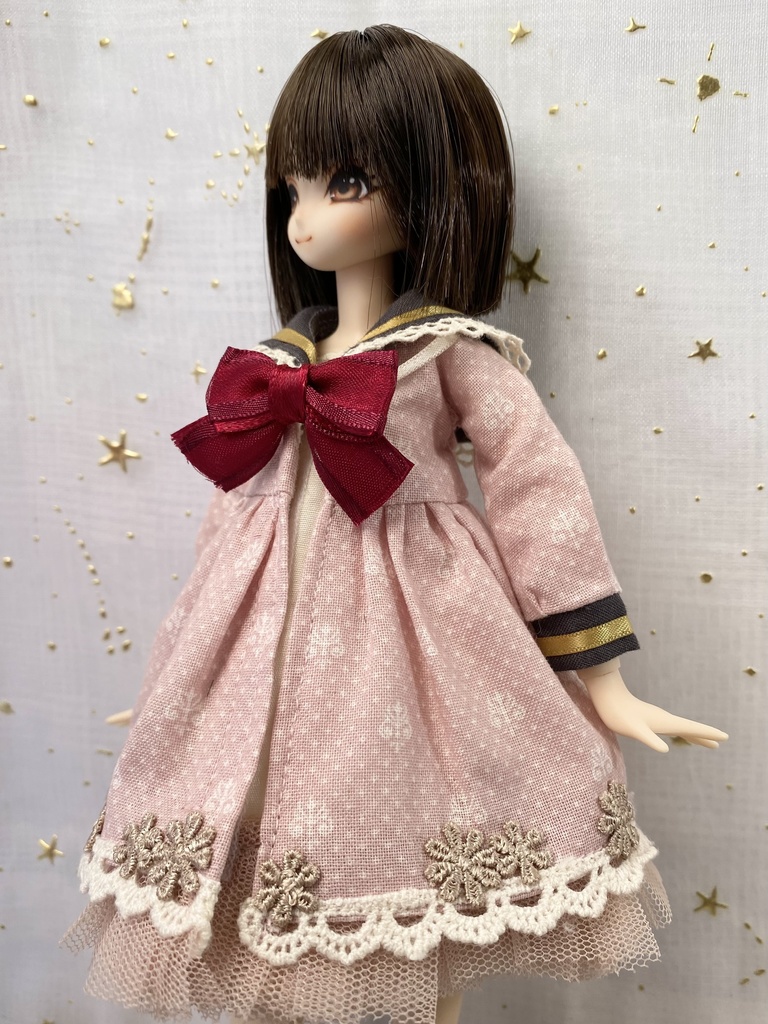 【ワンオフドール】ボブヘア×セーラーワンピちゃん