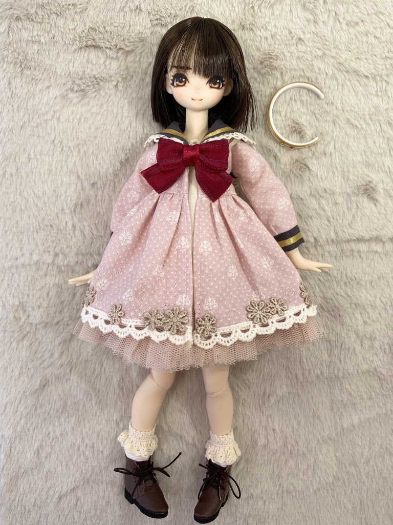【ワンオフドール】ボブヘア×セーラーワンピちゃん