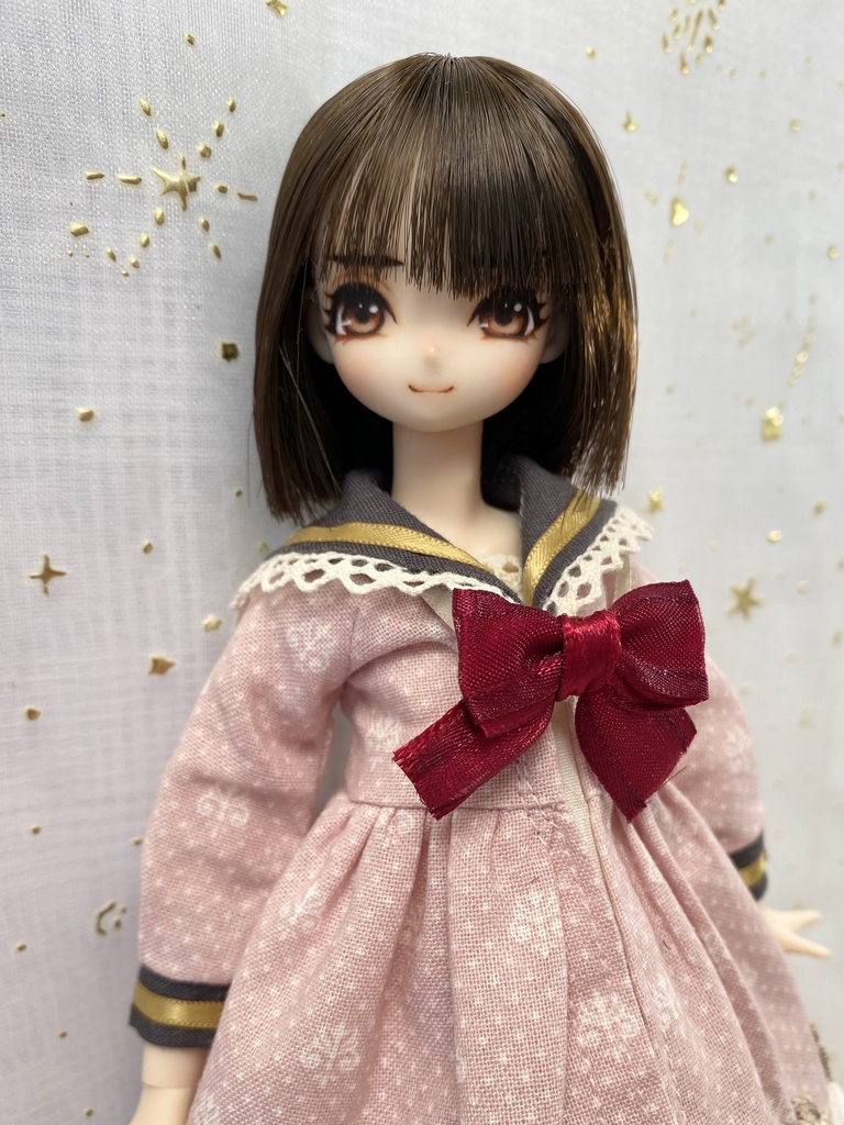 【ワンオフドール】ボブヘア×セーラーワンピちゃん