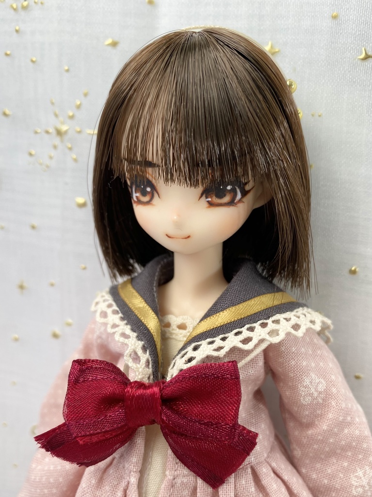 【ワンオフドール】ボブヘア×セーラーワンピちゃん