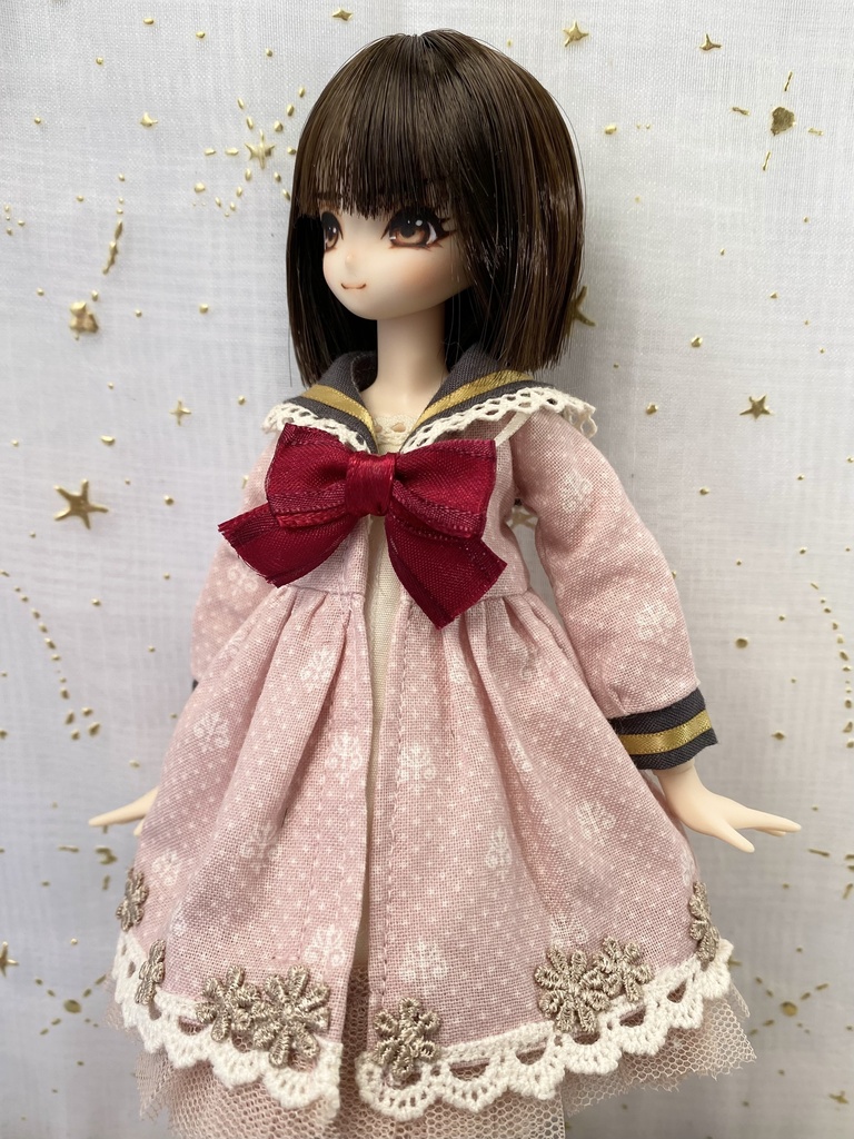 【ワンオフドール】ボブヘア×セーラーワンピちゃん