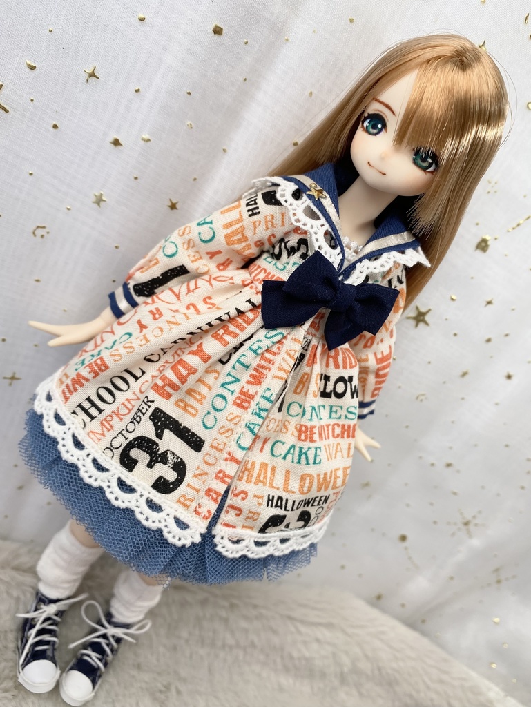 【ワンオフドール】ロングヘア×セーラーワンピちゃん