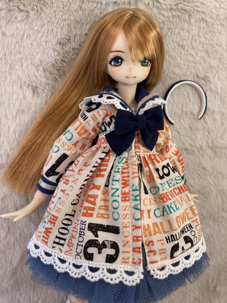 【ワンオフドール】ロングヘア×セーラーワンピちゃん