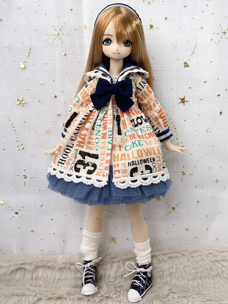 【ワンオフドール】ロングヘア×セーラーワンピちゃん