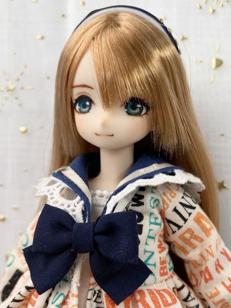 【ワンオフドール】ロングヘア×セーラーワンピちゃん