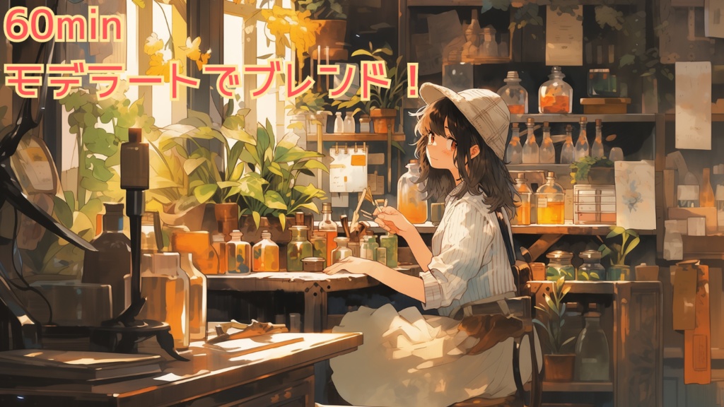 【フリーBGM】モデラートでブレンド!