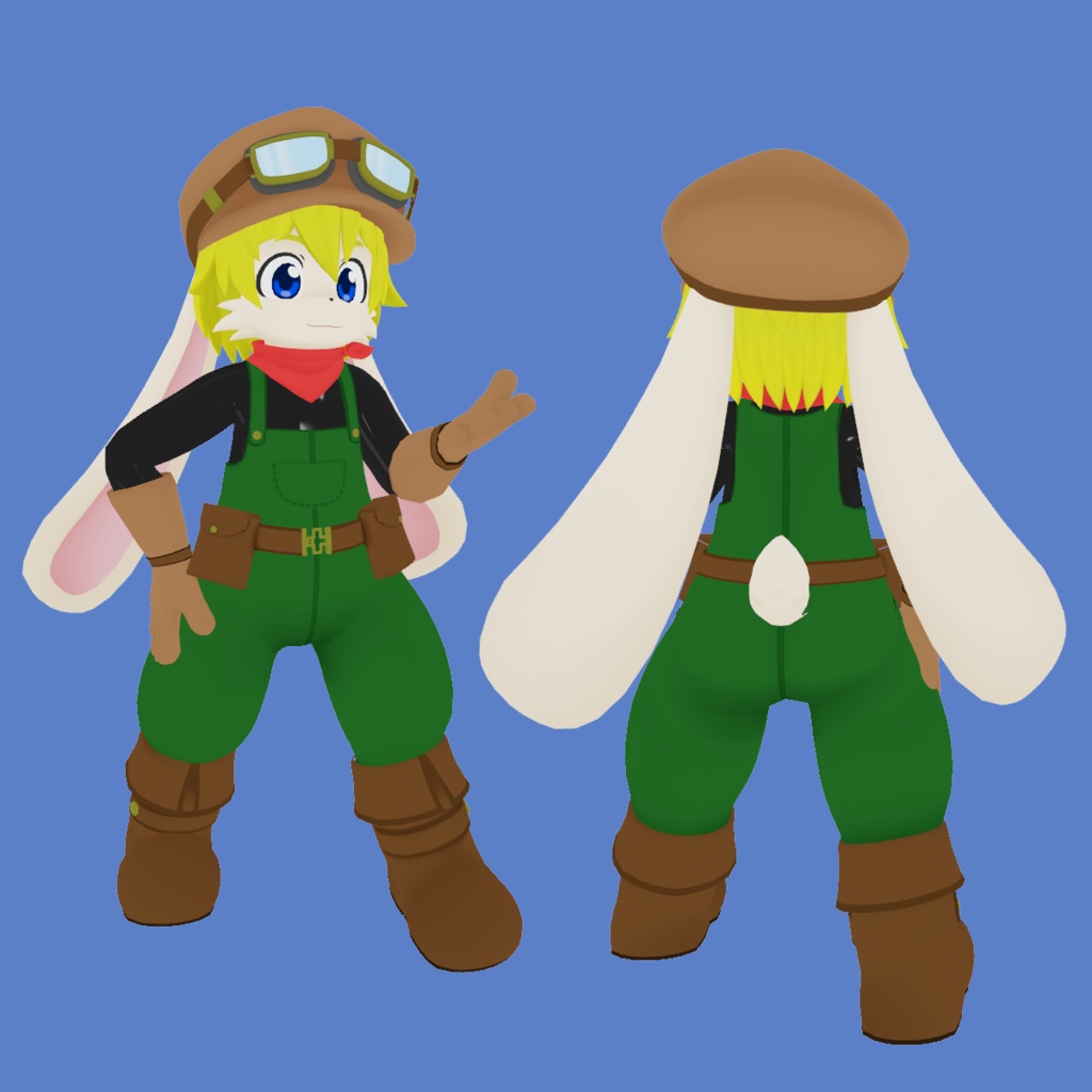 オリジナル3Dモデル【チィト】