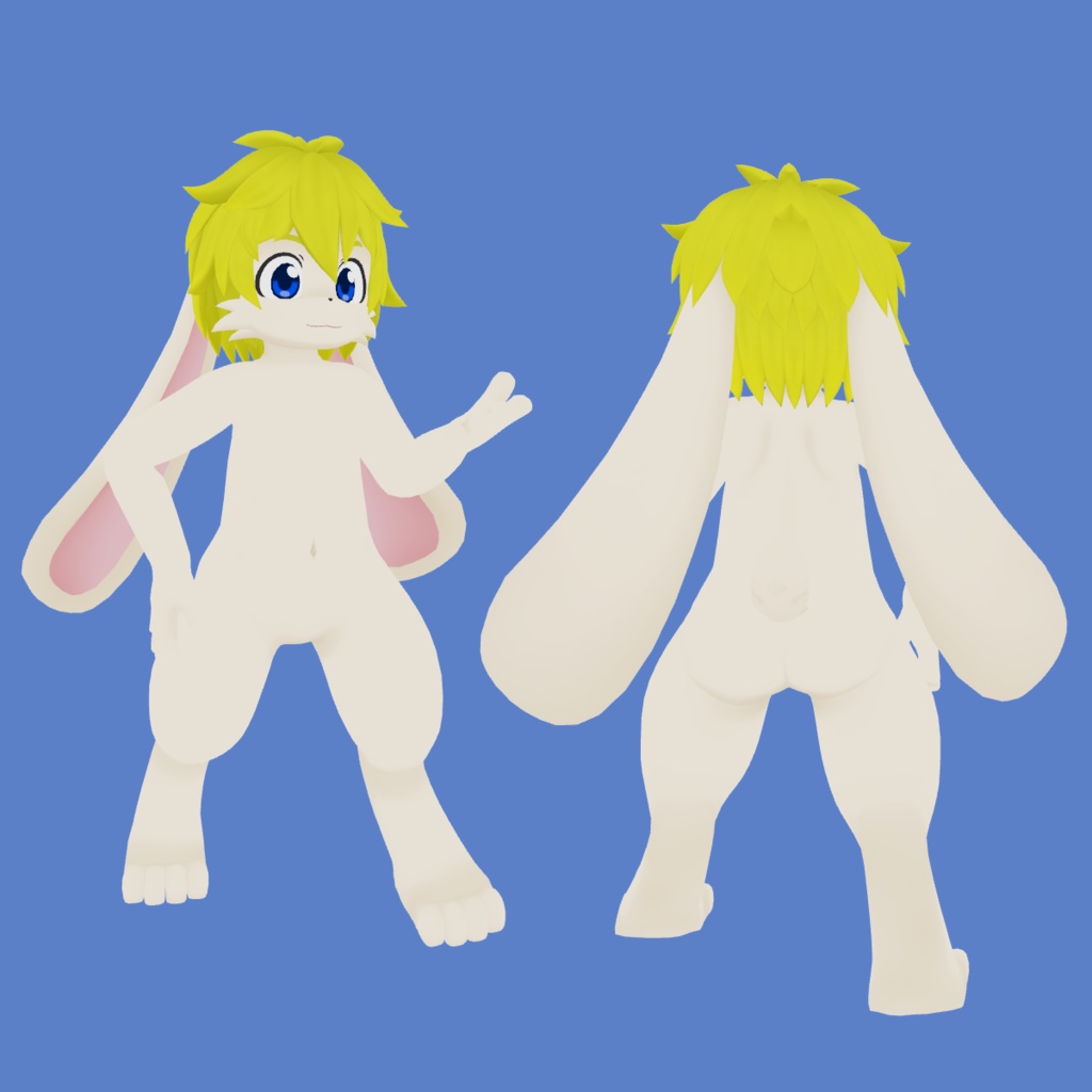 オリジナル3Dモデル【チィト】