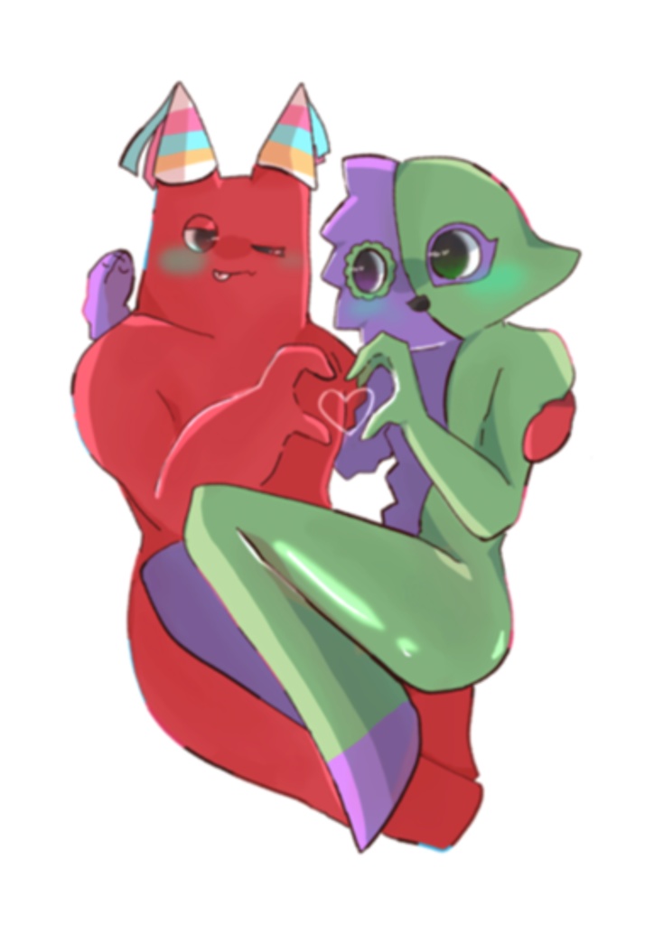 ♥️💜💚アクキー