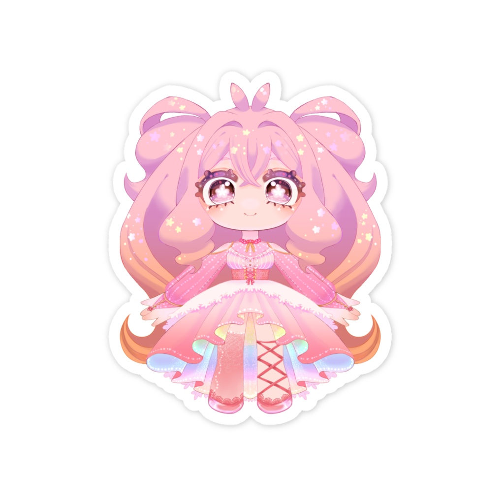 はなびらちゃんステッカー