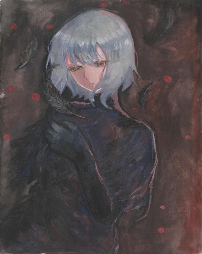 水彩画 原画(lobotomycorpolation)