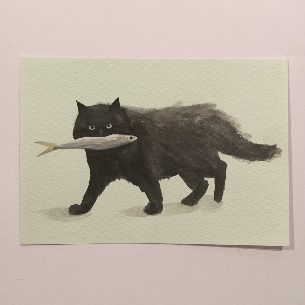 のら猫 ポストカード 〘 原画 〙 pyoru1712 BOOTH